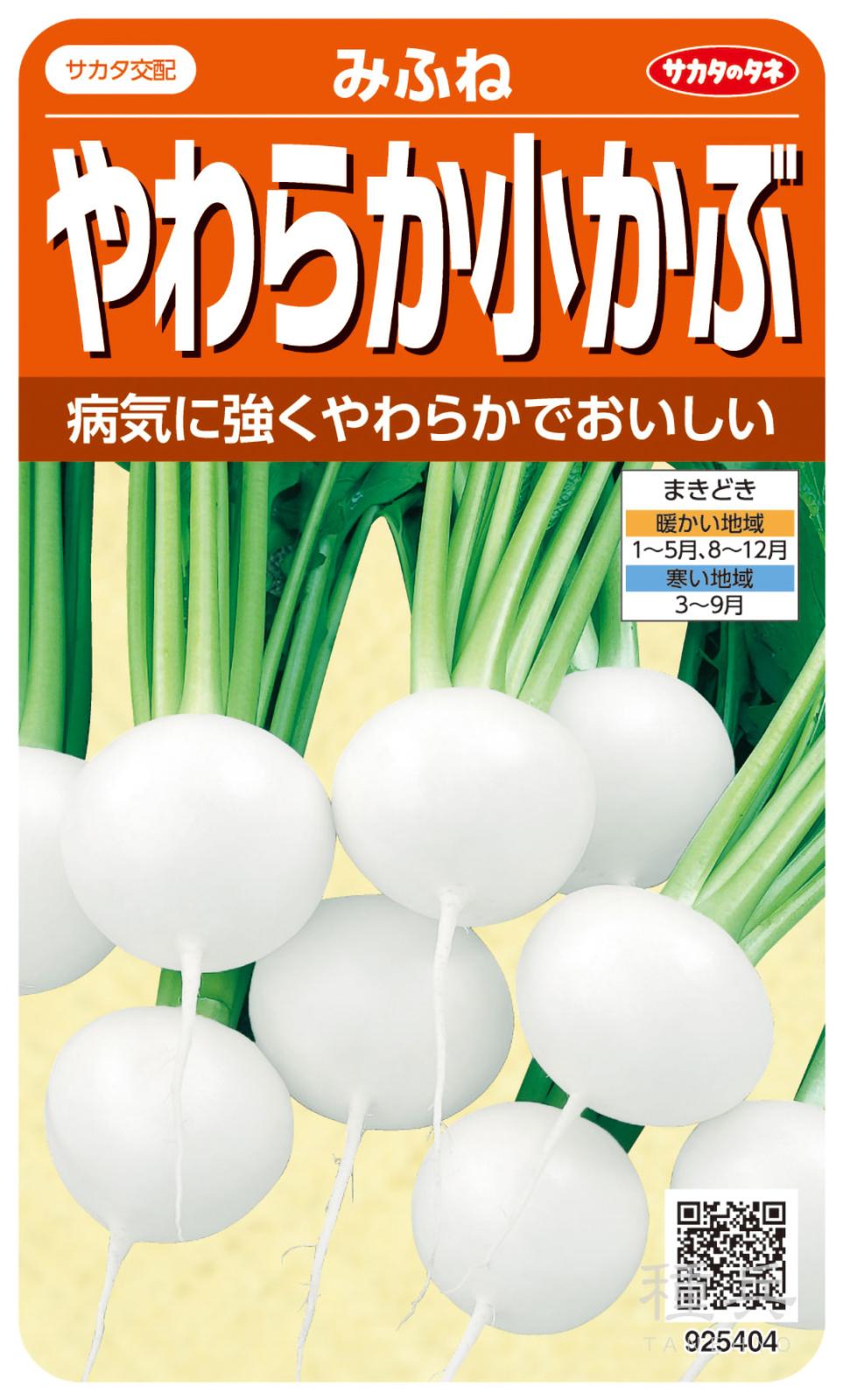 小カブ 種 『みふね』  サカタのタネ