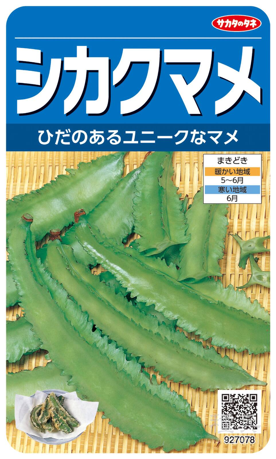 シカクマメ 種 『シカクマメ』  サカタのタネ