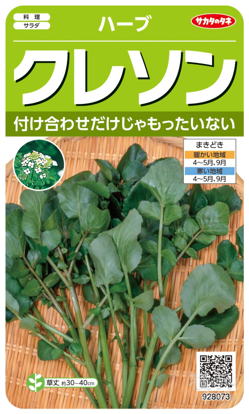 ハーブ 種 『クレソン』  サカタのタネ