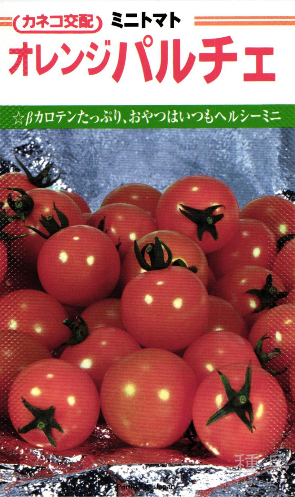 トマト２。 ミニトマト 種 『オレンジパルチェ』 カネコ種苗 | たね,果菜の種