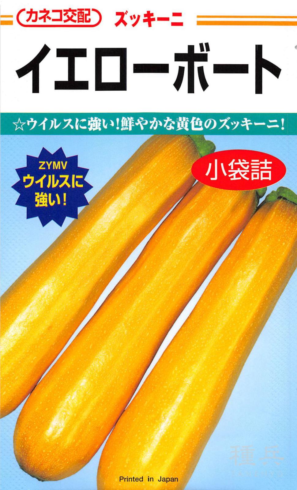 ズッキーニ 種 『イエローボート』  カネコ種苗