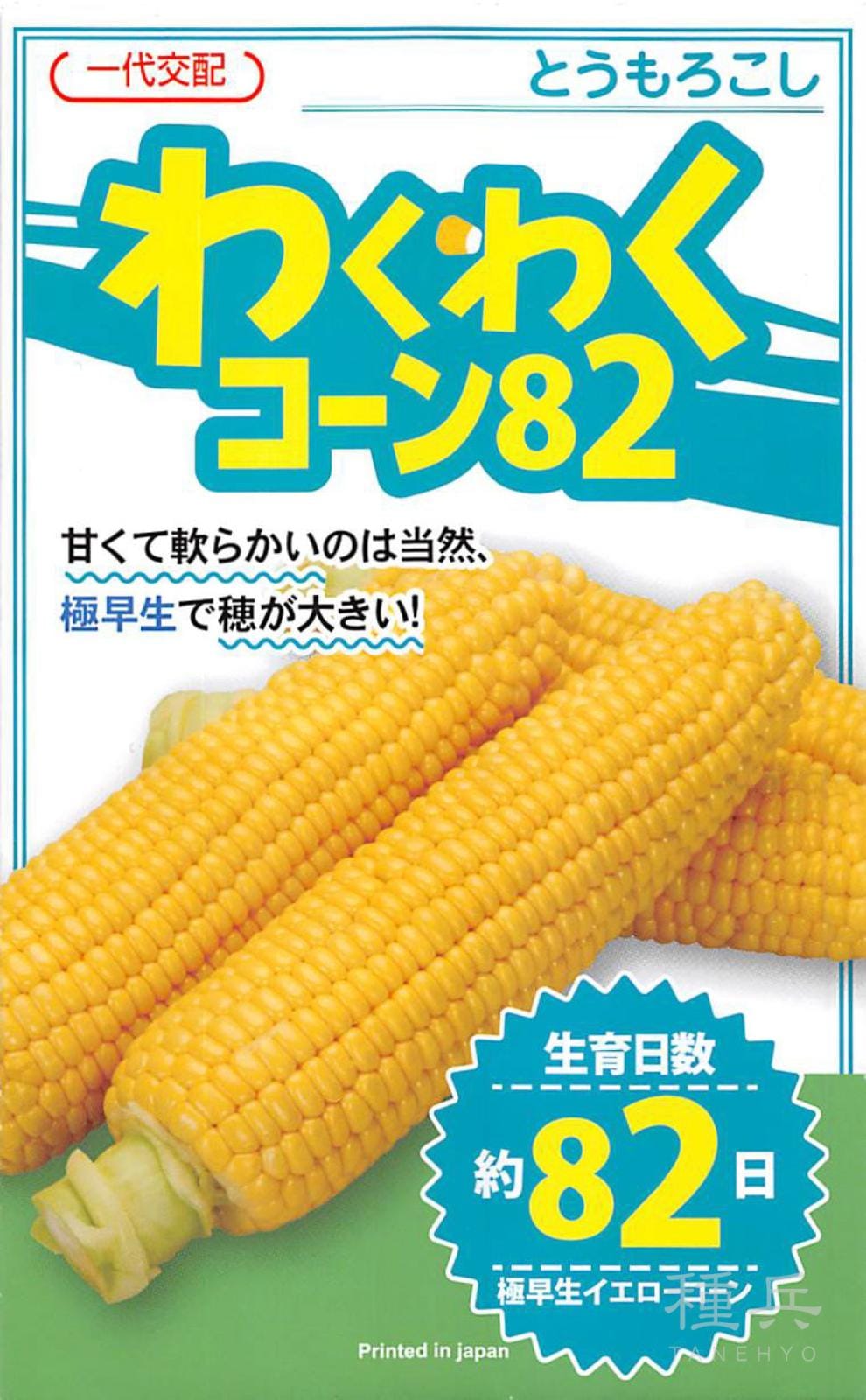 スイートコーン 種 『わくわくコーン82』  カネコ種苗