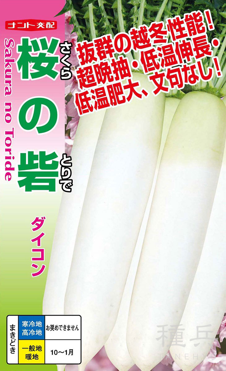 ダイコン 種 『桜の砦』  ナント種苗