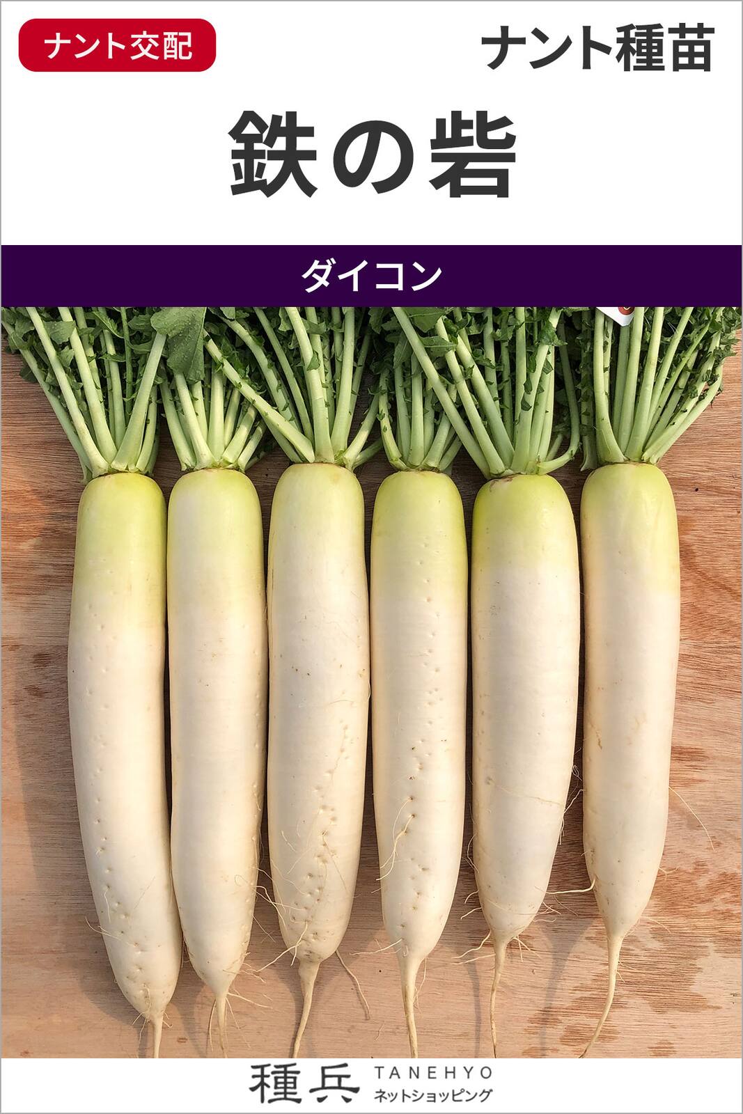ダイコン 種 『鉄の砦』  ナント種苗