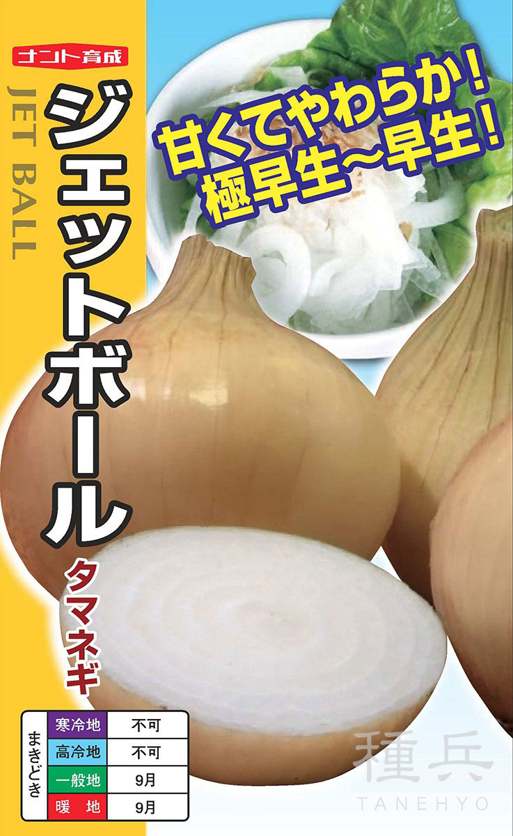 極早生タマネギ 種 『ジェットボール』  ナント種苗