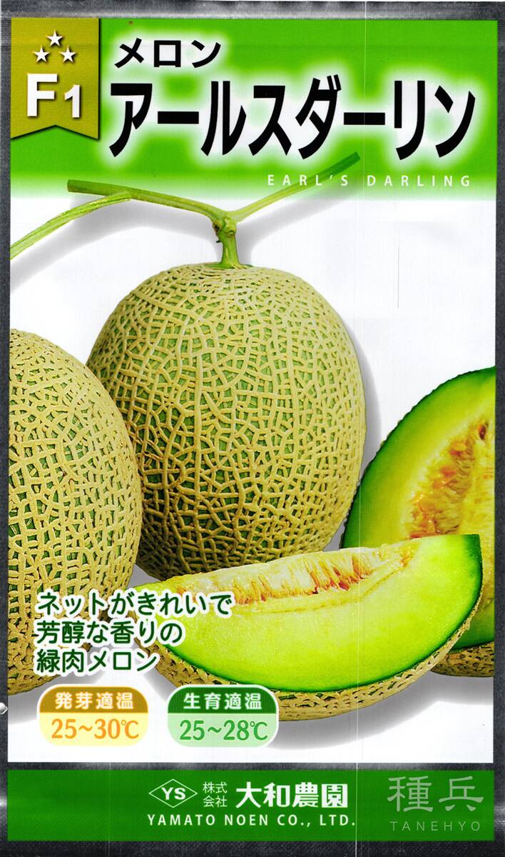 緑肉ネットメロン 種 『アールスダーリン 夏系』  大和農園