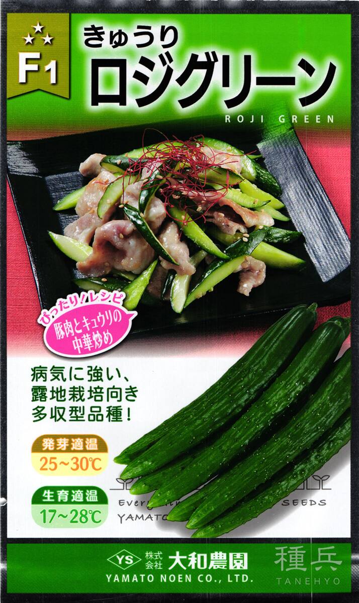 キュウリ 種 『ロジグリーン』  大和農園