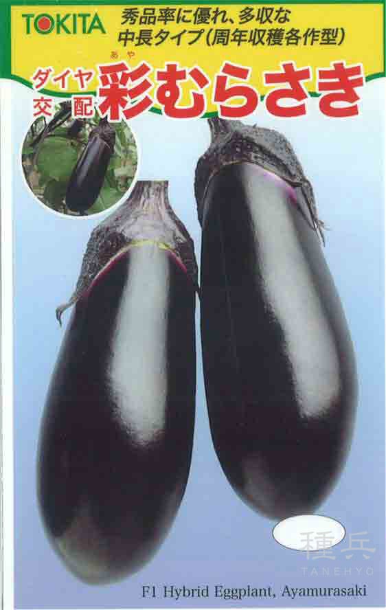 中長ナス 種 『彩むらさき』  トキタ種苗