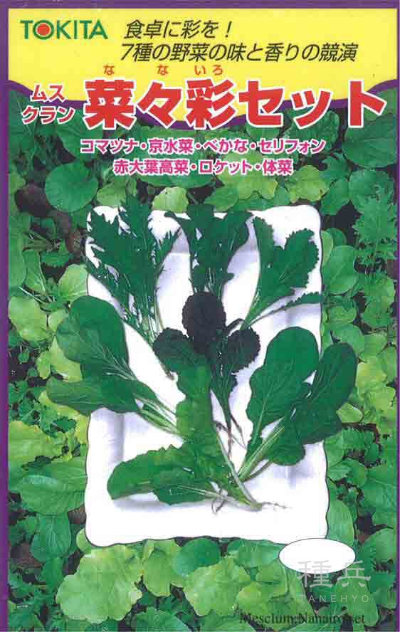 ベビーリーフ 種 『ムスクラン菜々彩セット』  トキタ種苗