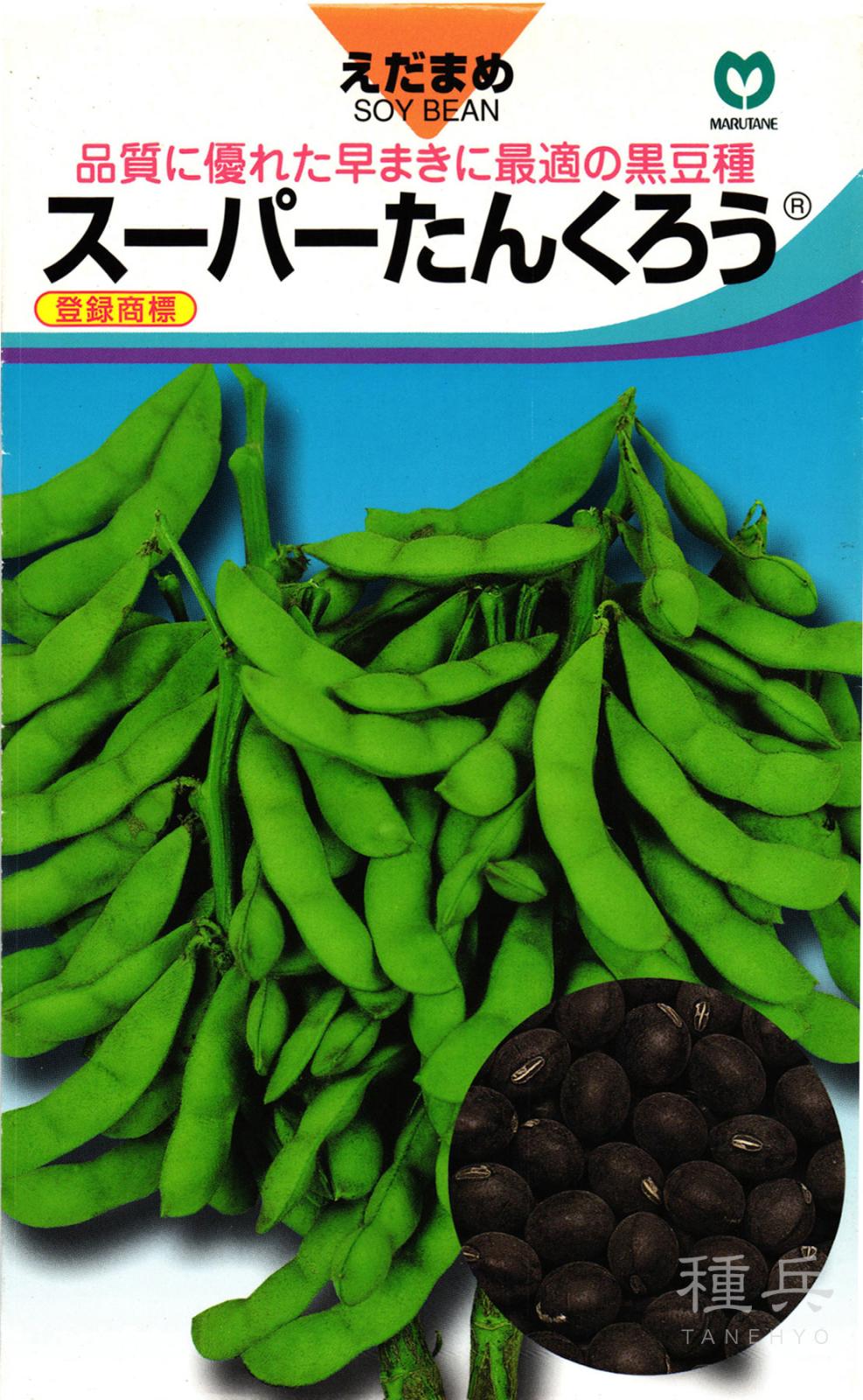 黒豆エダマメ 種 『スーパーたんくろう』  丸種