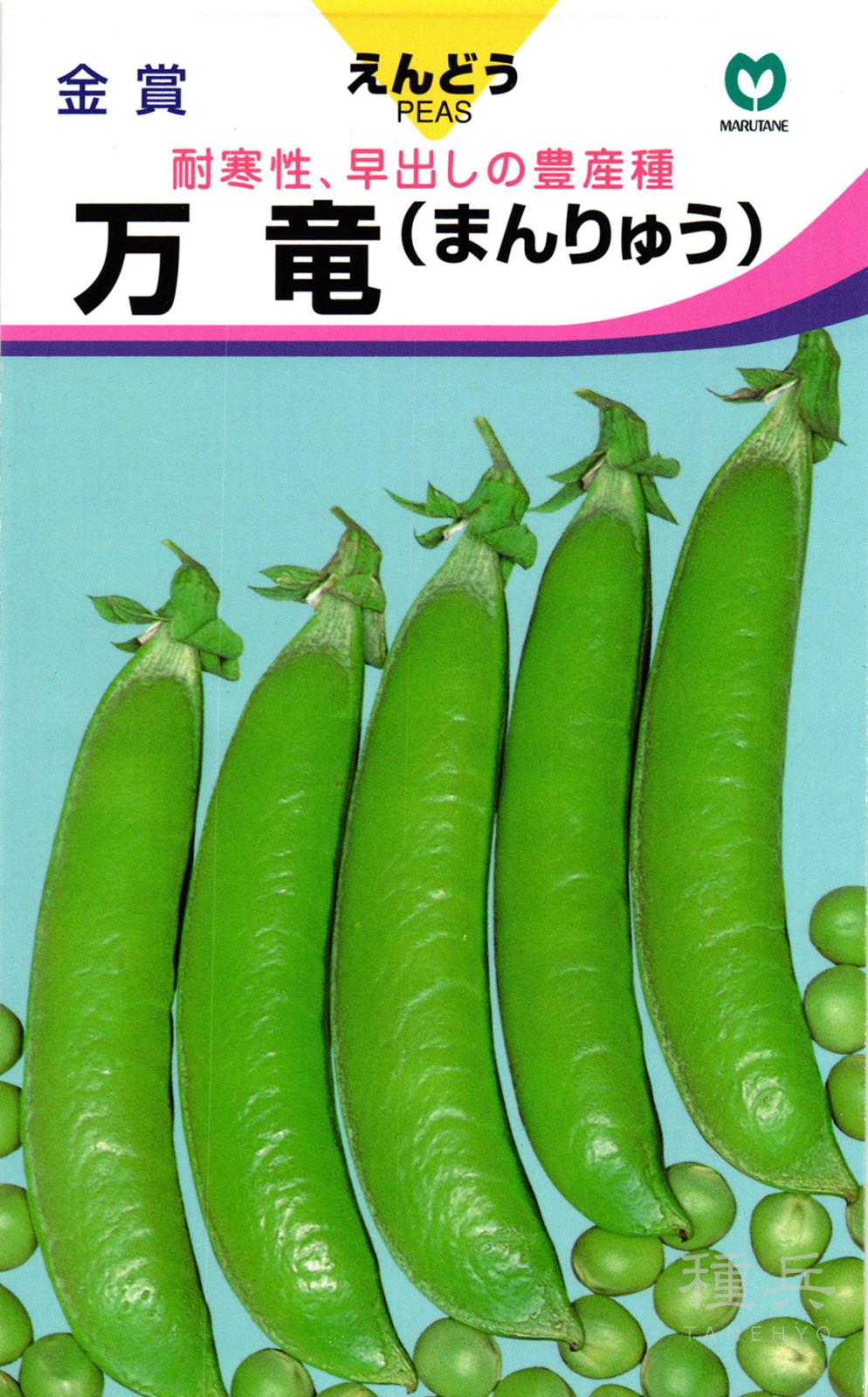 実取りエンドウ 種 『万竜』  丸種