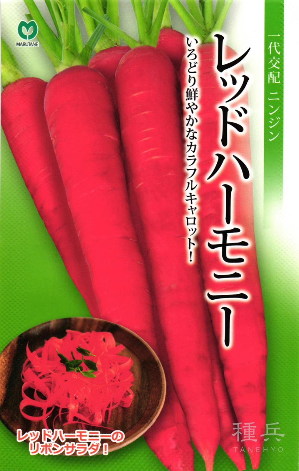 カラフルニンジン 種 『レッドハーモニー』  丸種