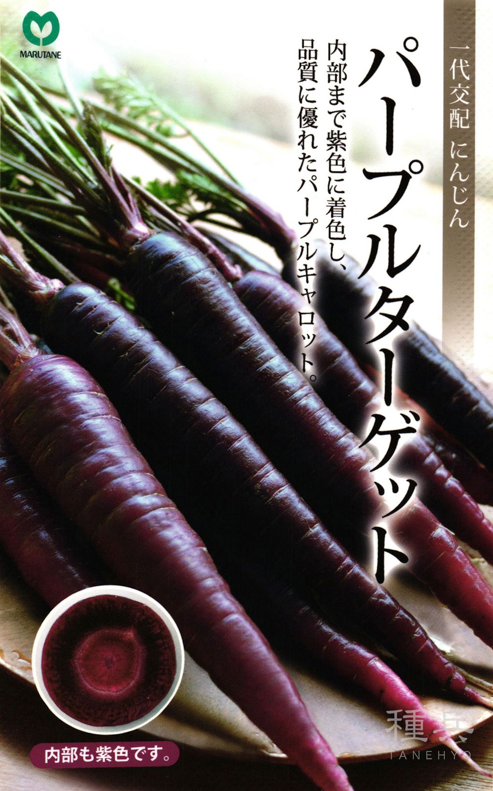カラフルニンジン 種 『パープルターゲット』  丸種