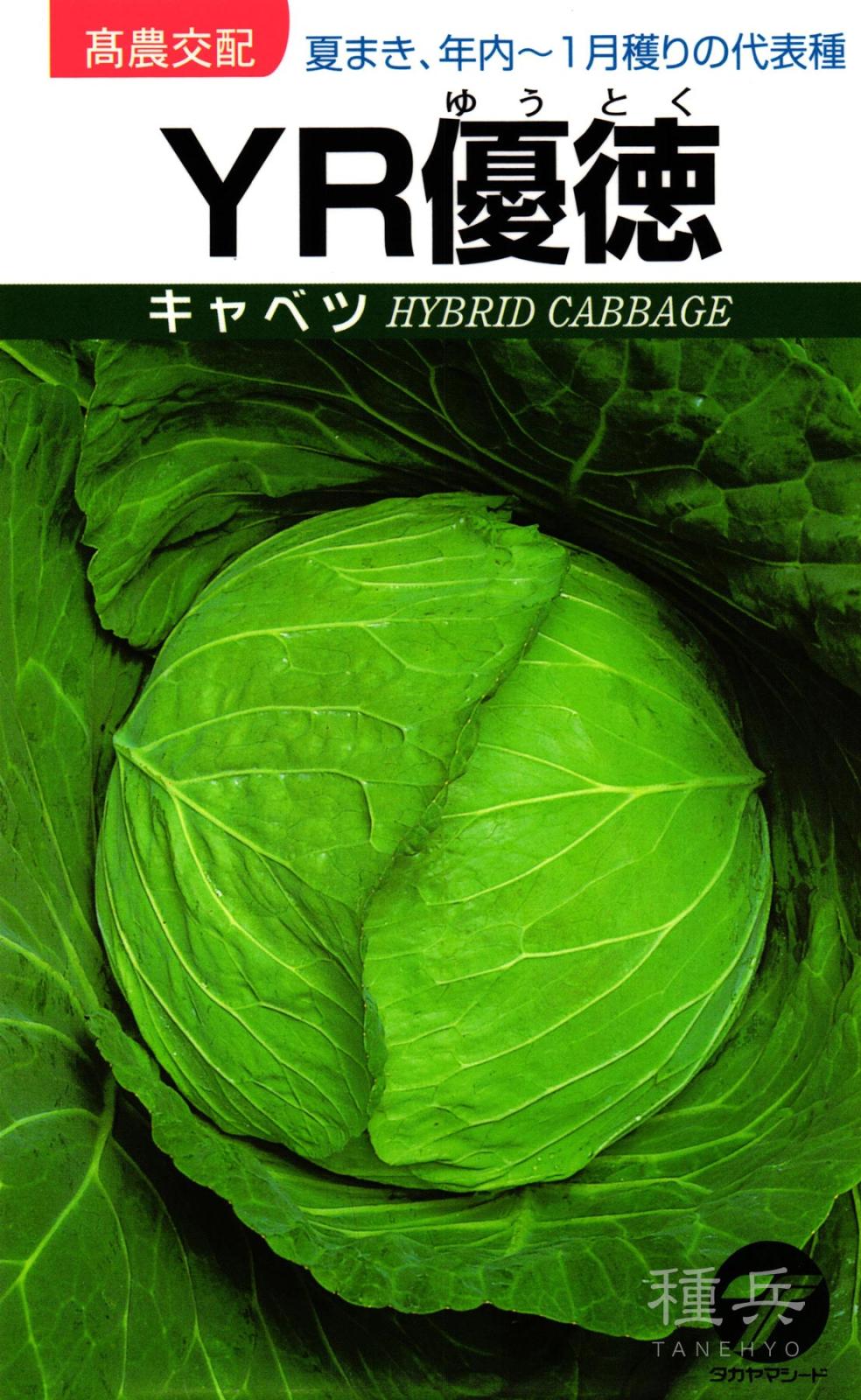 キャベツ 種 『YR優徳』  タカヤマシード