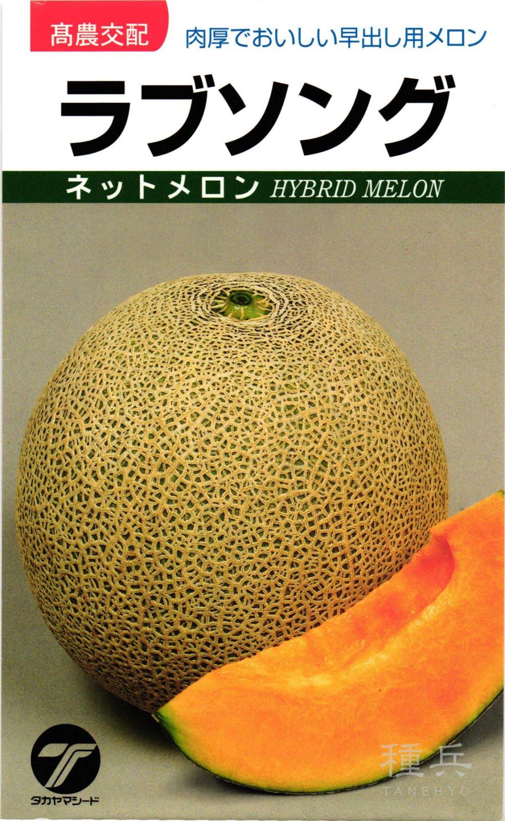 赤肉ネットメロン 種 『ラブソング』  タカヤマシード