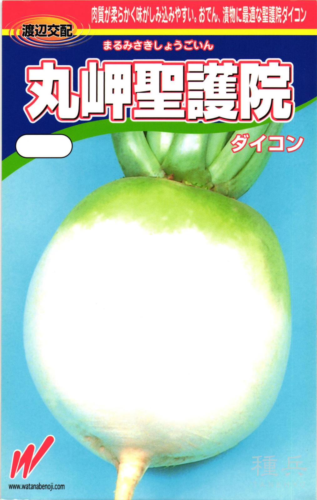 秋冬どりダイコン 種 『丸岬聖護院』  渡辺農事