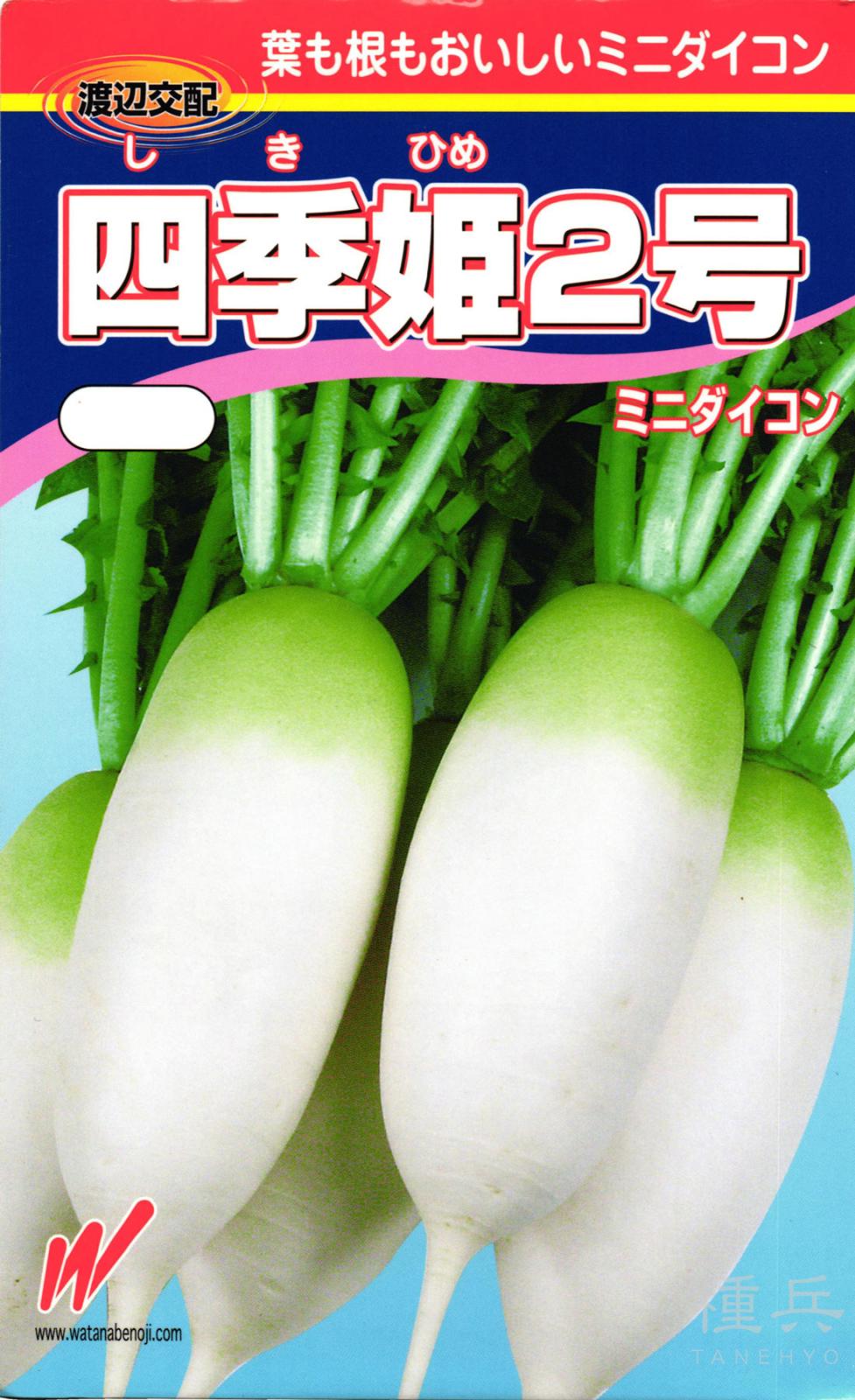 ミニダイコン 種 『四季姫２号』  渡辺農事