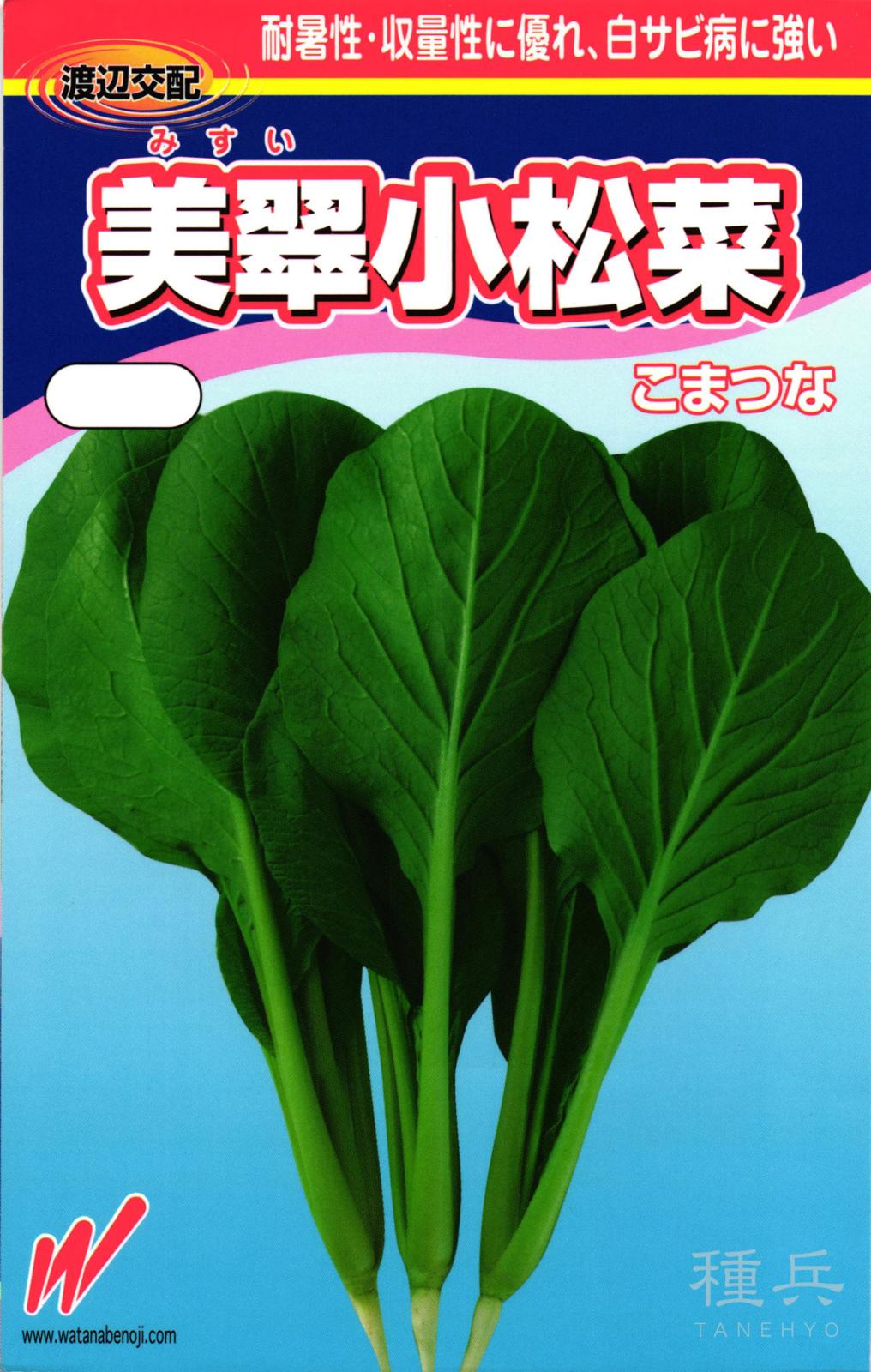 コマツナ 種 『美翠（みすい）』  渡辺農事