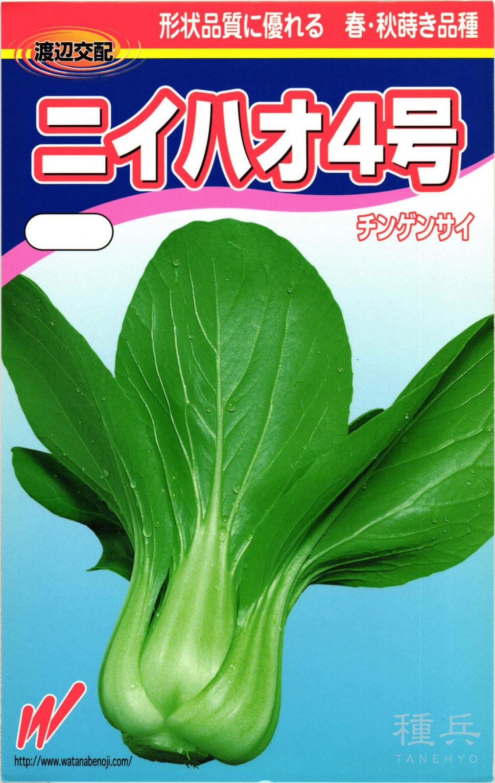チンゲンサイ 種 『ニイハオ4号』  渡辺農事