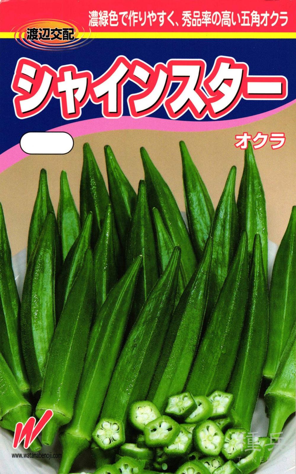 オクラ 種 『シャインスター(NX-AE801)』  渡辺農事