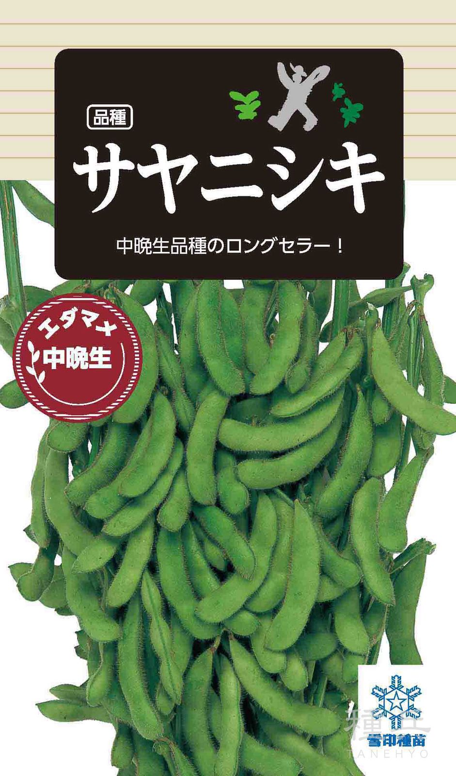 中晩生エダマメ 種 『サヤニシキ』  雪印種苗