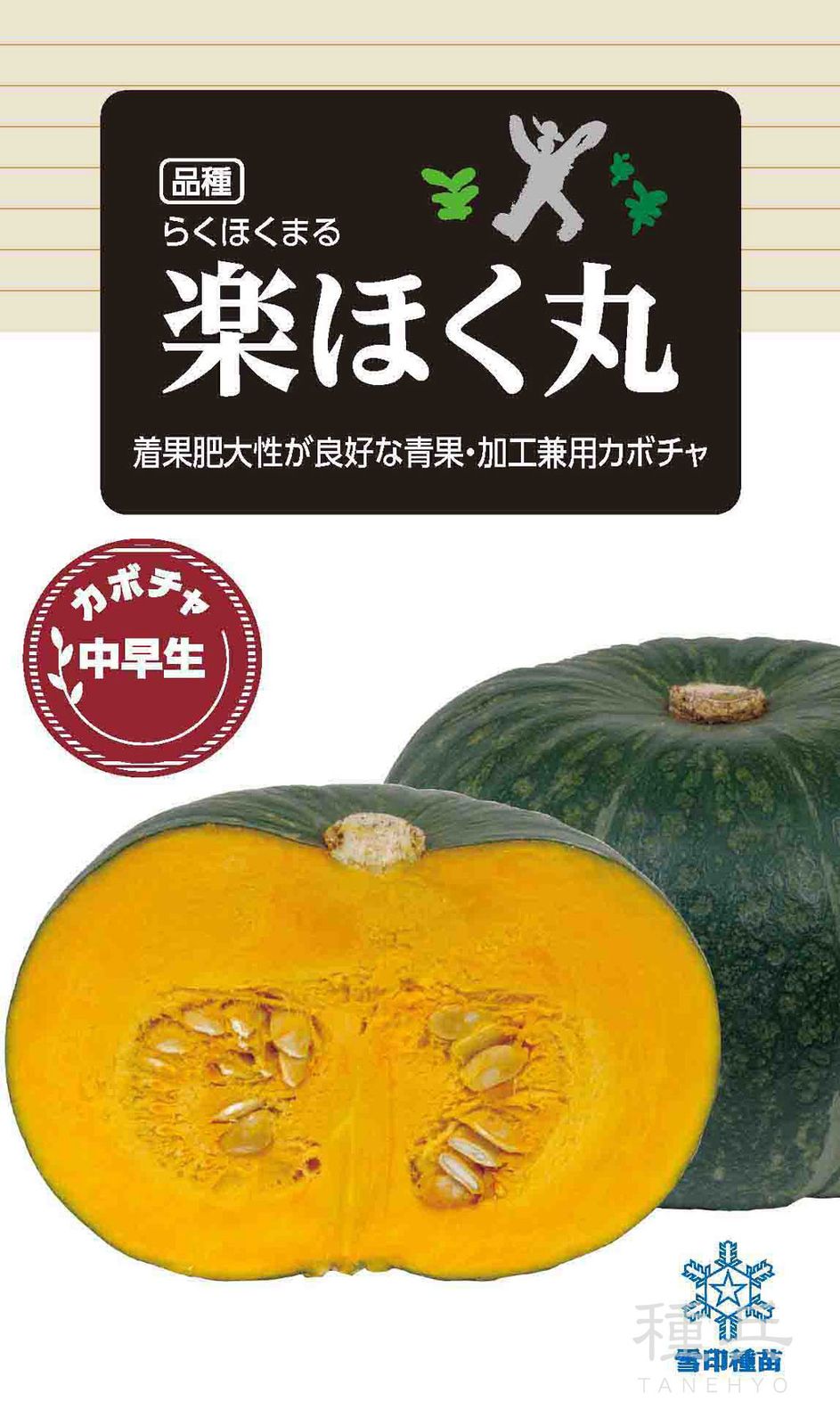 たね,果菜の種,カボチャ,栗カボチャ | 種兵ネットショッピング