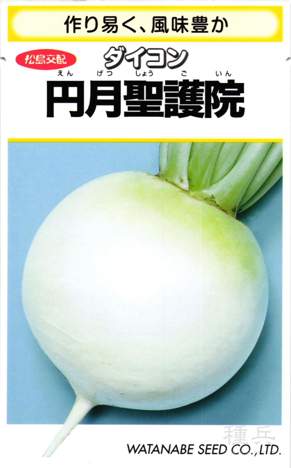 聖護院ダイコン 種 『円月聖護院』  渡辺採種場