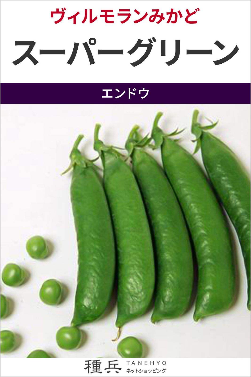 実エンドウ 種 『スーパーグリーン』  ヴィルモランみかど