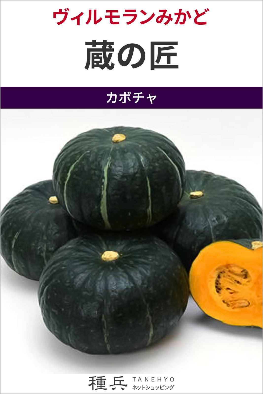 大玉カボチャ 種 『蔵の匠』  ヴィルモランみかど
