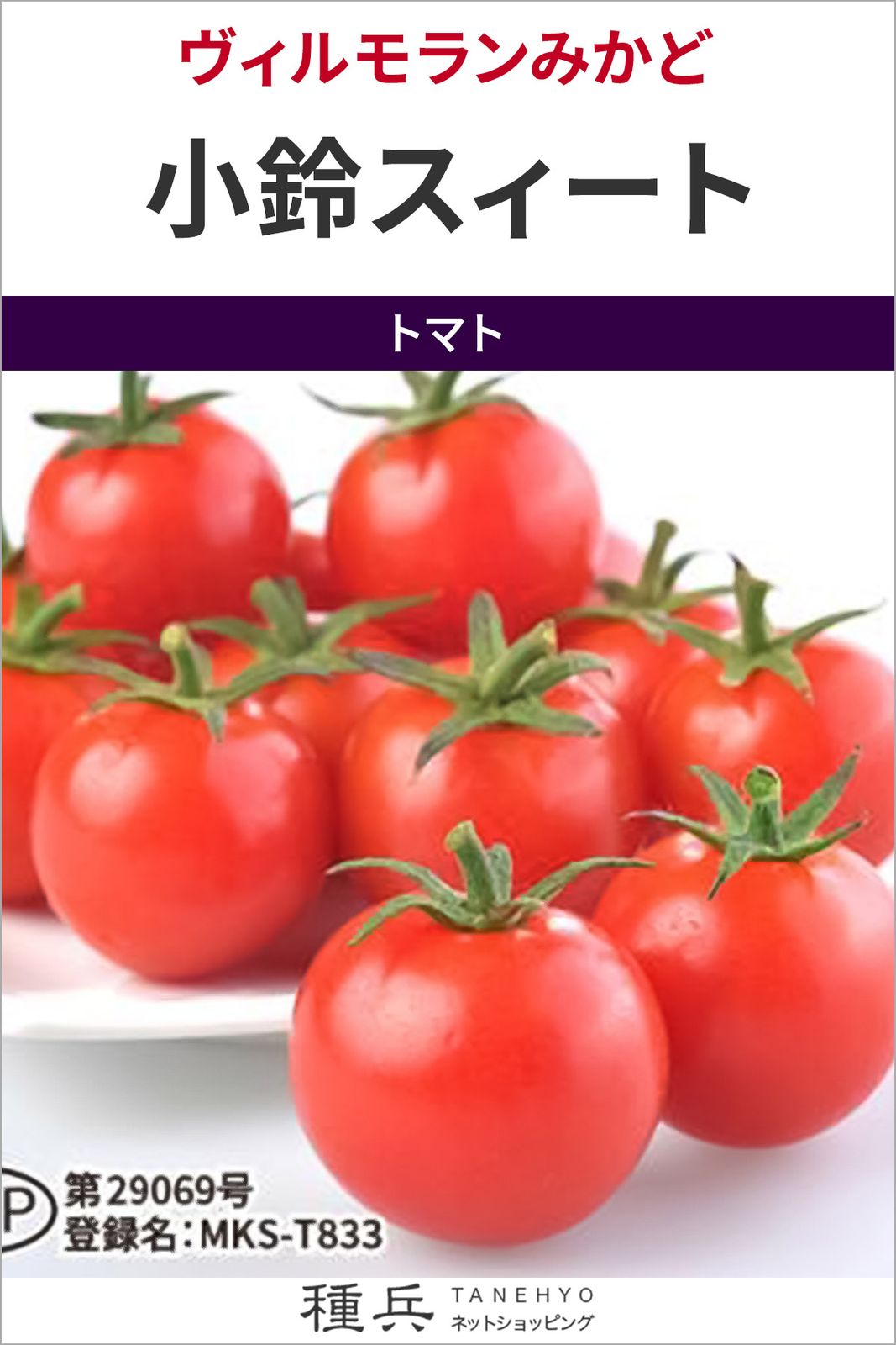 ミニトマト 種 『小鈴スィート』  ヴィルモランみかど