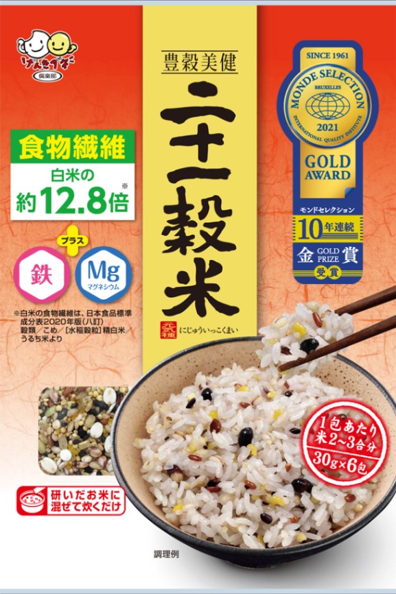 米・雑穀・粉類 sherry 二十一穀米スティック 30g×6包 12袋