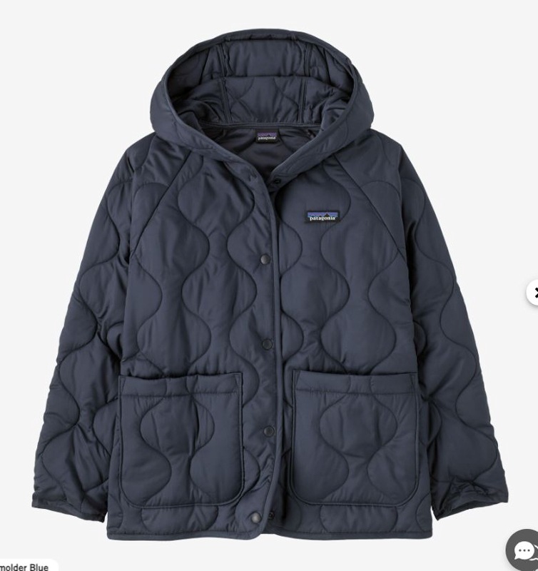 Patagonia キッズ・キルテッド・パファーSmolder Blue パタゴニア】キッズ・キルテッド・パファー【カラー : Smolder