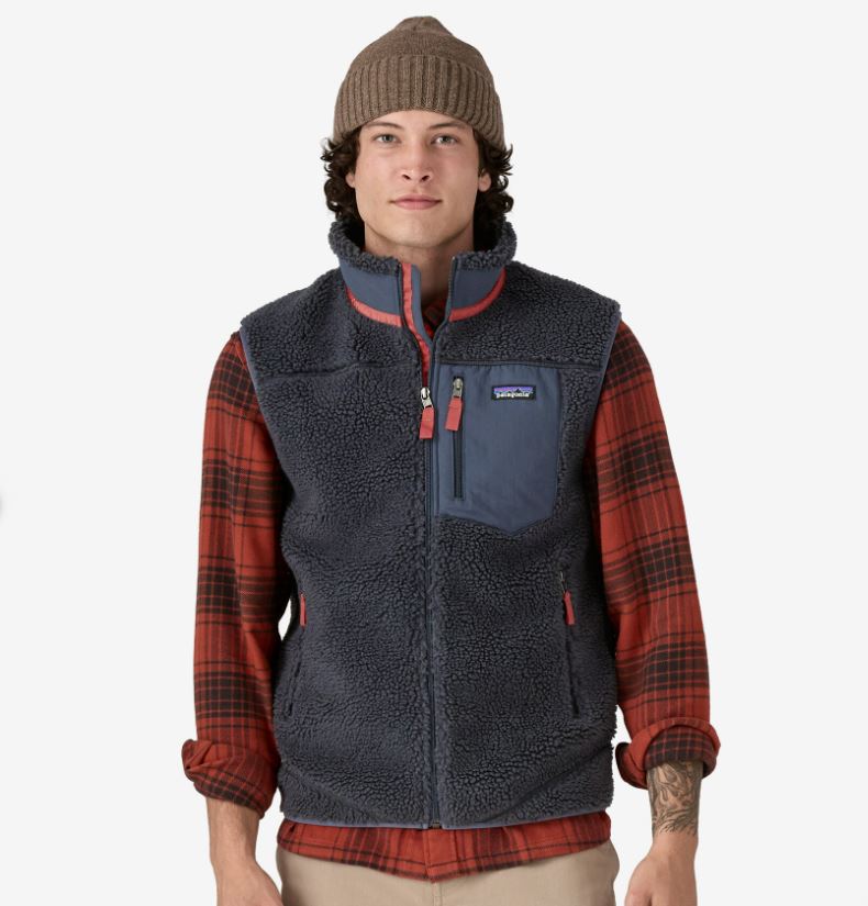 美品　Patagonia パタゴニア　レトロX ベスト　スモルダーブルー　Ｌ patagonia - Patagonia パタゴニア Men's Classic Retro-X Vest