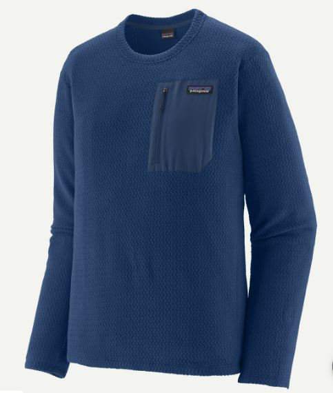 パタゴニア　R1エアクルー FA25 美品◎ パタゴニア】メンズ・R1エア・クルー 【カラー Clement Blue 】FA25