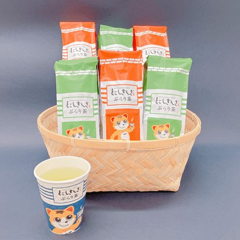 銀ちゃんぶらり茶緑茶・ほうじ茶各15個カップ入セット