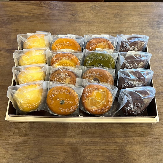 TiMEFORTEAおすすめケイク詰め合わせセット　16個