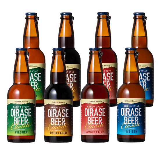 奥入瀬ビールクラシック4種8本セット（ギフトBOX入り）