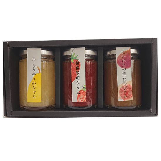 新潟産フルーツのジャムセット