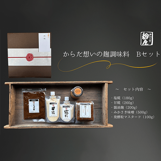 からだ想いの麹調味料　Bセット
