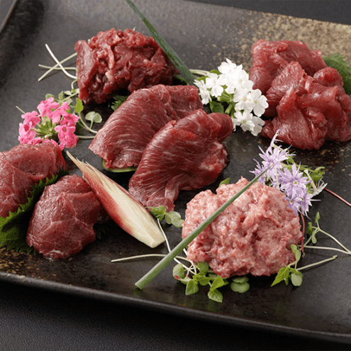 鮮馬刺し赤身3種セットSE