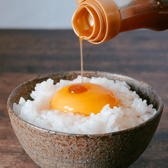 たまごかけしょうゆ三種食べ比べセット