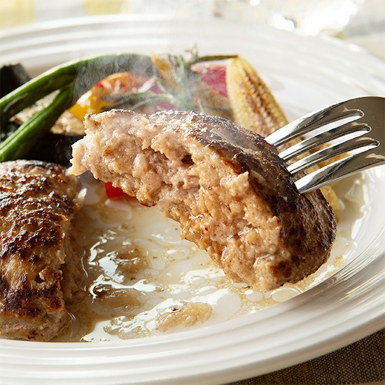 お肉とジェラートセット①