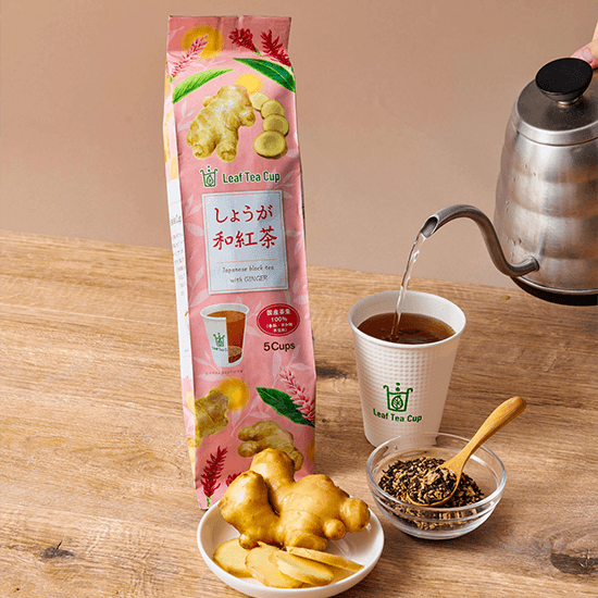 ANY&ANY Brend Tea Works 茶葉入り紙コップ 3種アソートA （いちご和紅茶・シトラス緑茶・しょうが和紅茶）