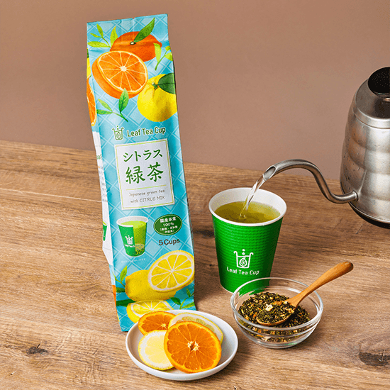 ANY&ANY Brend Tea Works 茶葉入り紙コップ 3種アソートA （いちご和紅茶・シトラス緑茶・しょうが和紅茶）