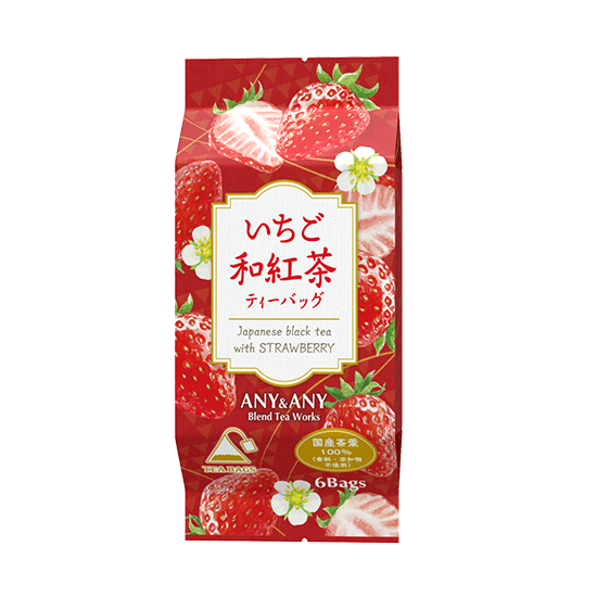 ANY&ANY Brend Tea Works ティーバッグ 4種アソート （いちご和紅茶・シトラス緑茶・しょうが和紅茶・カカオほうじ茶）