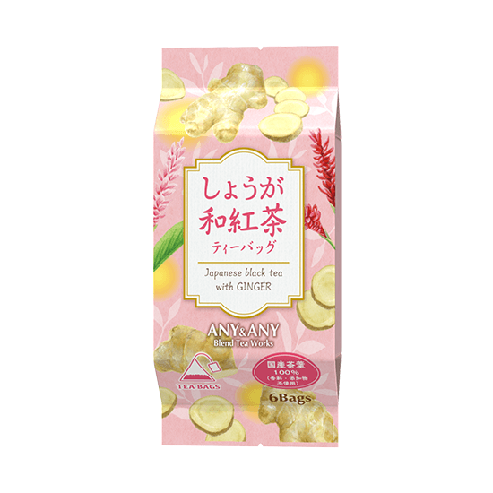 ANY&ANY Brend Tea Works ティーバッグ 4種アソート （いちご和紅茶・シトラス緑茶・しょうが和紅茶・カカオほうじ茶）