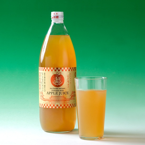 真田REDアップルジュース瓶 2本入りギフト