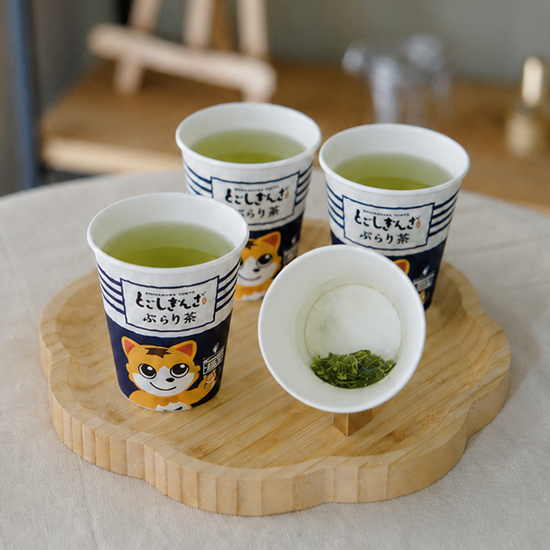 銀ちゃんぶらり茶緑茶・ほうじ茶各15個カップ入セット