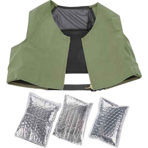 TRUSCO トラスコ アイシングベスト前面コットンタイプ 長時間保冷剤3個セット WICEV-LSET トラスコ中山(株)(代引不可)【送料無料】 タニックスショップ】トラスコ中山 3569500｜TRUSCO アイシングベスト