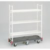 中日販売 キャリーカート15H 傾斜棚3段(8909)